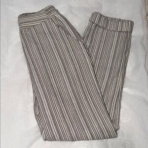 Striped Pants - Gray